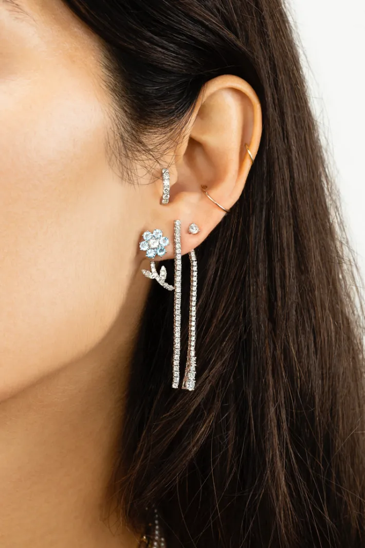 The Last Line Goldie Flower Earring