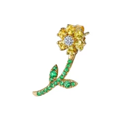 The Last Line Goldie Flower Earring