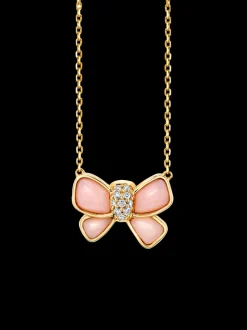 The Last Line Hand Carved Bow Necklace