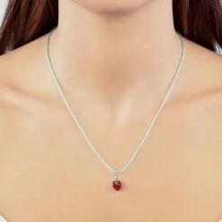 The Last Line Hand Carved Fruit Necklace