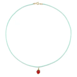 The Last Line Hand Carved Fruit Necklace