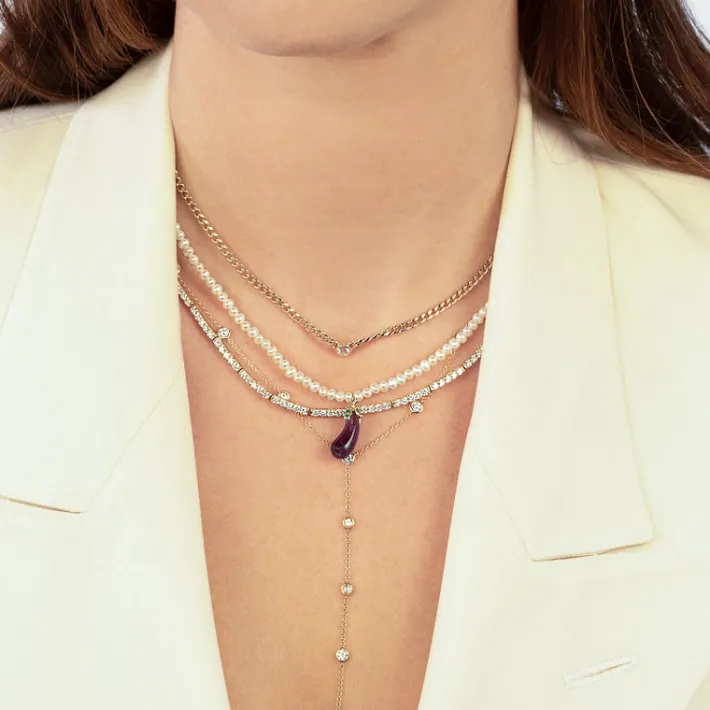 The Last Line Hand Carved Veggie Necklace