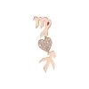 The Last Line Heart and Zodiac Earring
