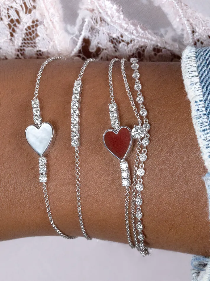 The Last Line Heart Bracelet