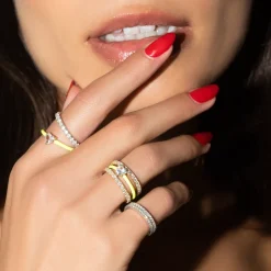 The Last Line Heart Enamel Ring