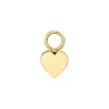 The Last Line Heart Hoop Earring Charm