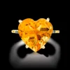 The Last Line Heart Solitaire Ring