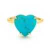 The Last Line Heart Solitaire Ring