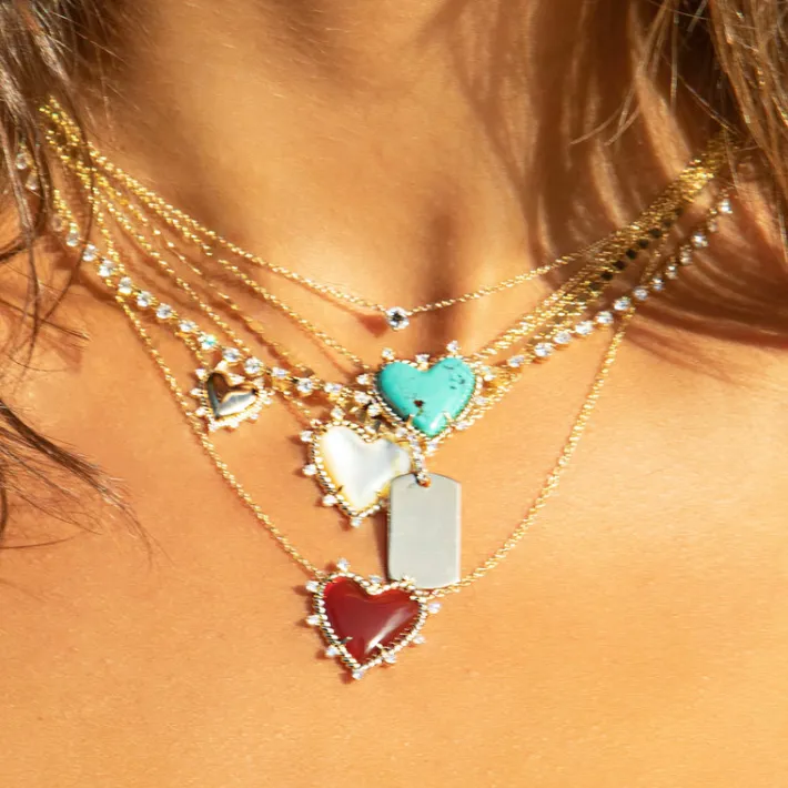 The Last Line Heart Twist Necklace