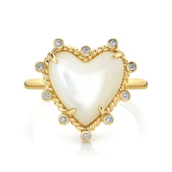 The Last Line Heart Twist Ring