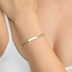 The Last Line ID Curb Link Bracelet