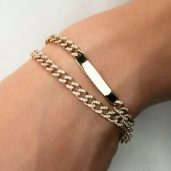The Last Line ID Curb Link Bracelet