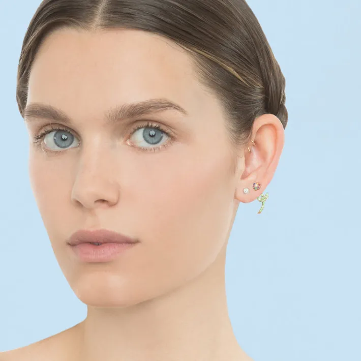 The Last Line Mini Goldie Flower Earring