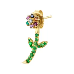 The Last Line Mini Goldie Flower Earring