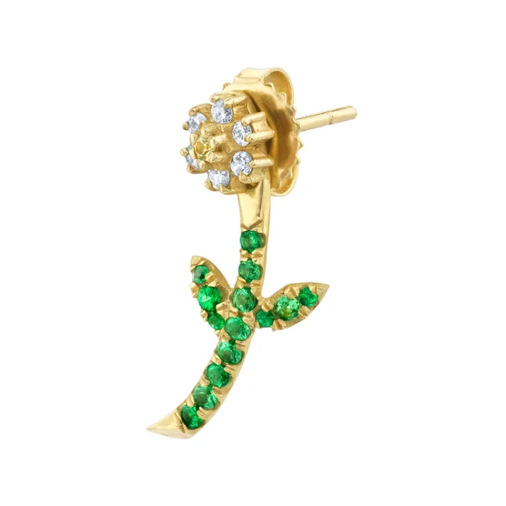The Last Line Mini Goldie Flower Earring