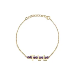 The Last Line Mini Personalized Tennis Bracelet