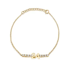 The Last Line Mini Personalized Tennis Bracelet
