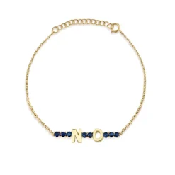 The Last Line Mini Personalized Tennis Bracelet