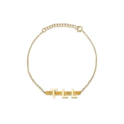 The Last Line Mini Personalized Tennis Bracelet