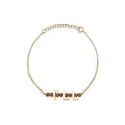 The Last Line Mini Personalized Tennis Bracelet