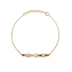 The Last Line Mini Personalized Tennis Bracelet