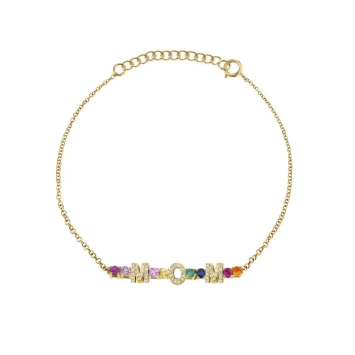 The Last Line Mini Personalized Tennis Bracelet