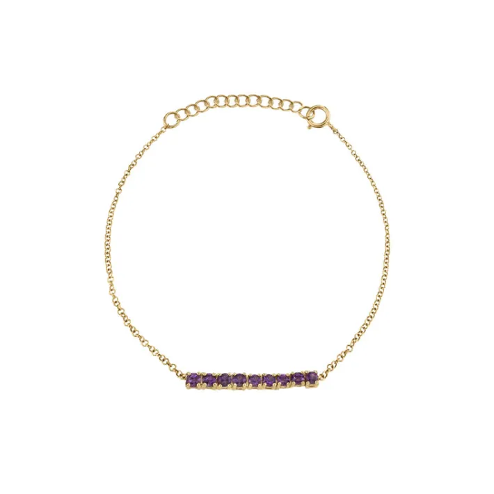 The Last Line Mini Personalized Tennis Bracelet