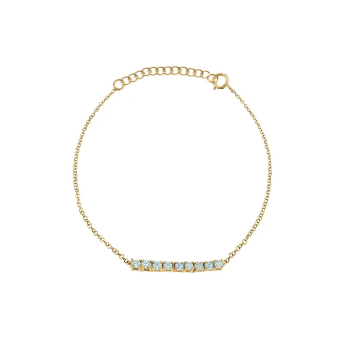 The Last Line Mini Personalized Tennis Bracelet