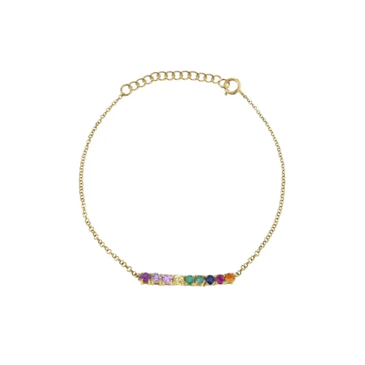 The Last Line Mini Personalized Tennis Bracelet