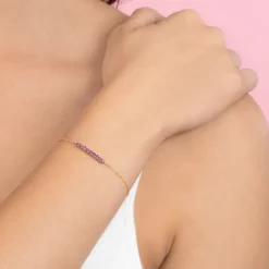 The Last Line Mini Personalized Tennis Bracelet