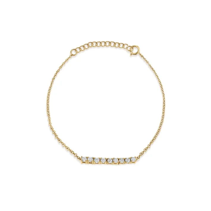 The Last Line Mini Personalized Tennis Bracelet