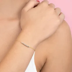 The Last Line Mini Personalized Tennis Bracelet
