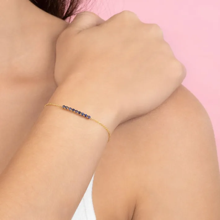 The Last Line Mini Personalized Tennis Bracelet