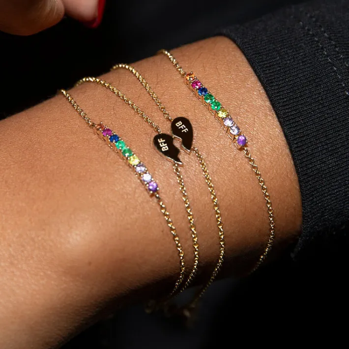 The Last Line Mini Personalized Tennis Bracelet
