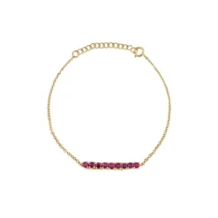 The Last Line Mini Personalized Tennis Bracelet