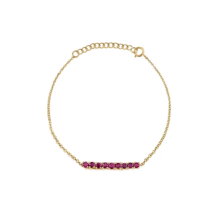 The Last Line Mini Personalized Tennis Bracelet