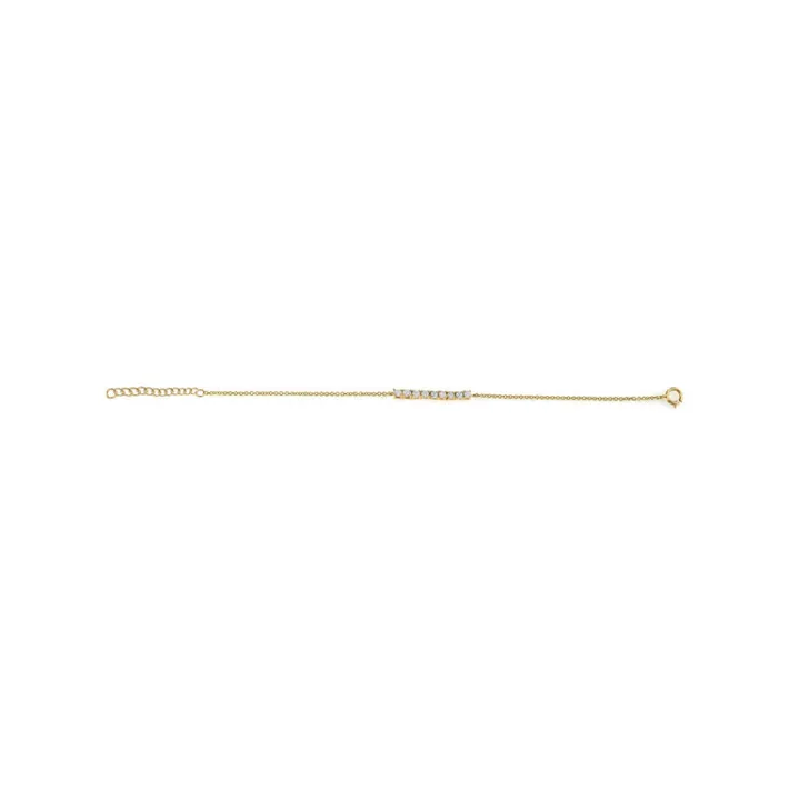 The Last Line Mini Personalized Tennis Bracelet