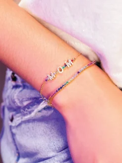 The Last Line Mini Personalized Tennis Bracelet