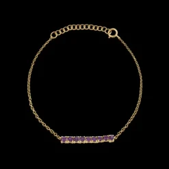 The Last Line Mini Personalized Tennis Bracelet