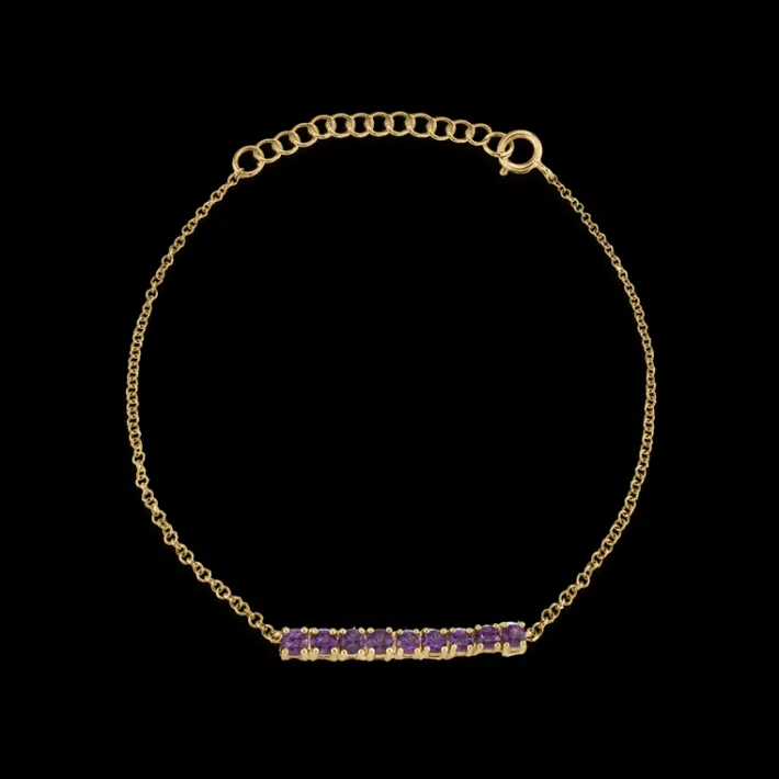The Last Line Mini Personalized Tennis Bracelet