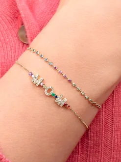 The Last Line Mini Personalized Tennis Bracelet