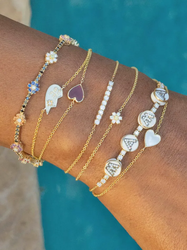 The Last Line Mini Personalized Tennis Bracelet