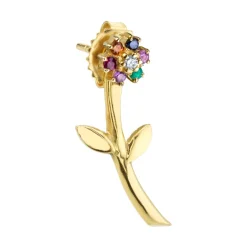 The Last Line Mini Teddy Flower Earring