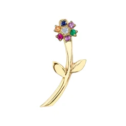 The Last Line Mini Teddy Flower Earring