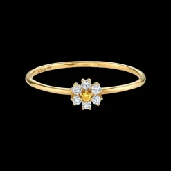 The Last Line Mini Teddy Flower Ring