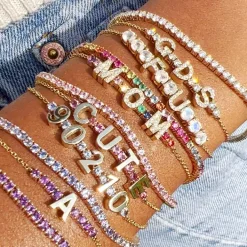 The Last Line Mini Tennis Bracelet
