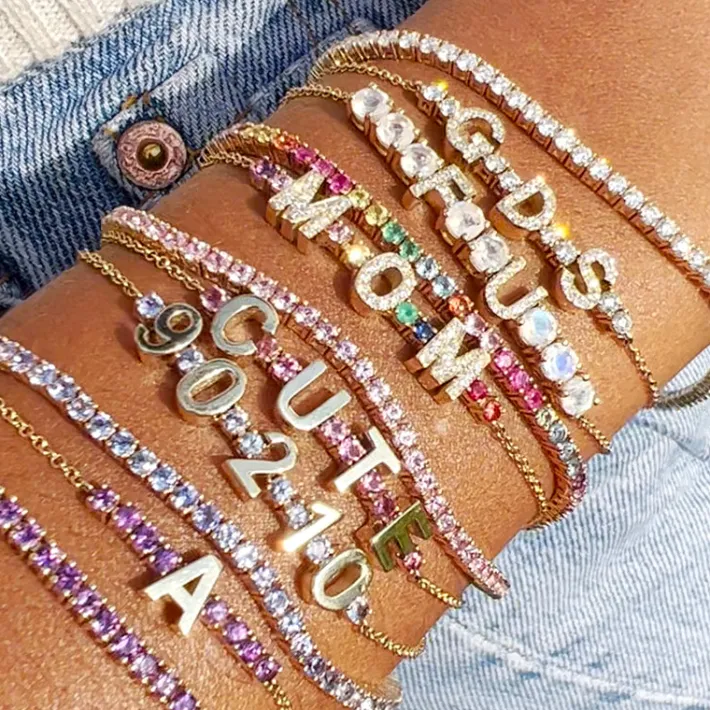The Last Line Mini Tennis Bracelet
