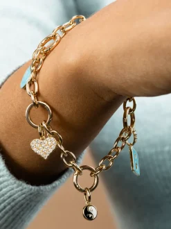 The Last Line Pavé Heart Pendant