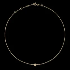 The Last Line Pavé Sphere Necklace