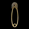The Last Line Pavé Top Safety Pin Earring